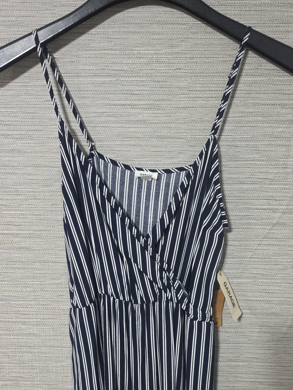 Garage Nautical Striped Jumpsuit